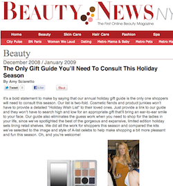 Holiday Gift Guide for Beauty News NYC